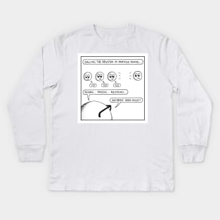 Particle school Kids Long Sleeve T-Shirt